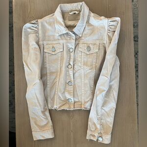 Blank NYC Light Tan Jean Jacket